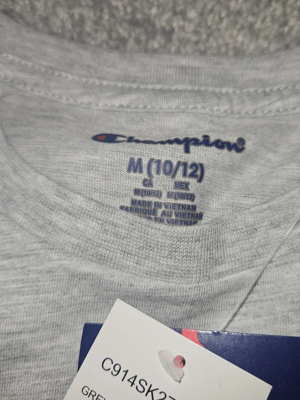 Champion Kids Navy, Red & Gray American Flag Logo Tees